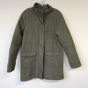 Prana Trip Jacket Cargo Green Sherpa Lined Jacket Size M